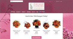 Desktop Screenshot of podshopflowersonline.com